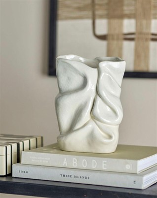 Fabrice Vase - Weiß